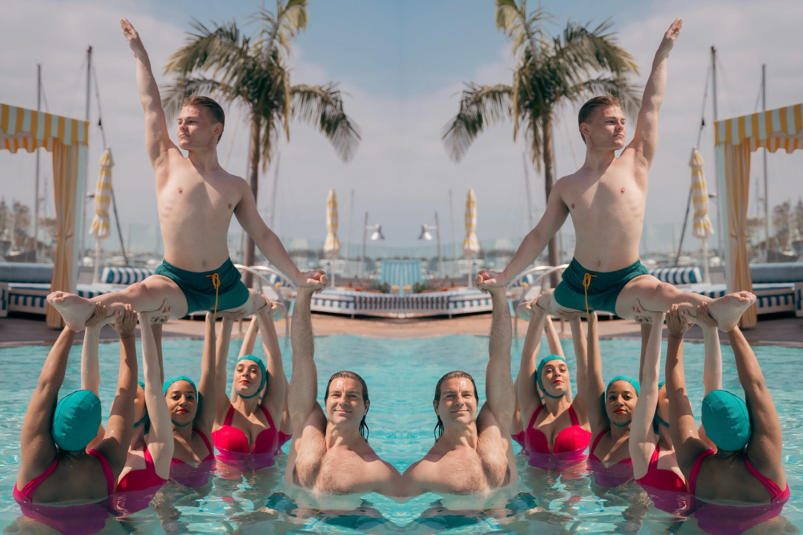 Aquawillies Male Synchronized Swimmers Event Entertainment