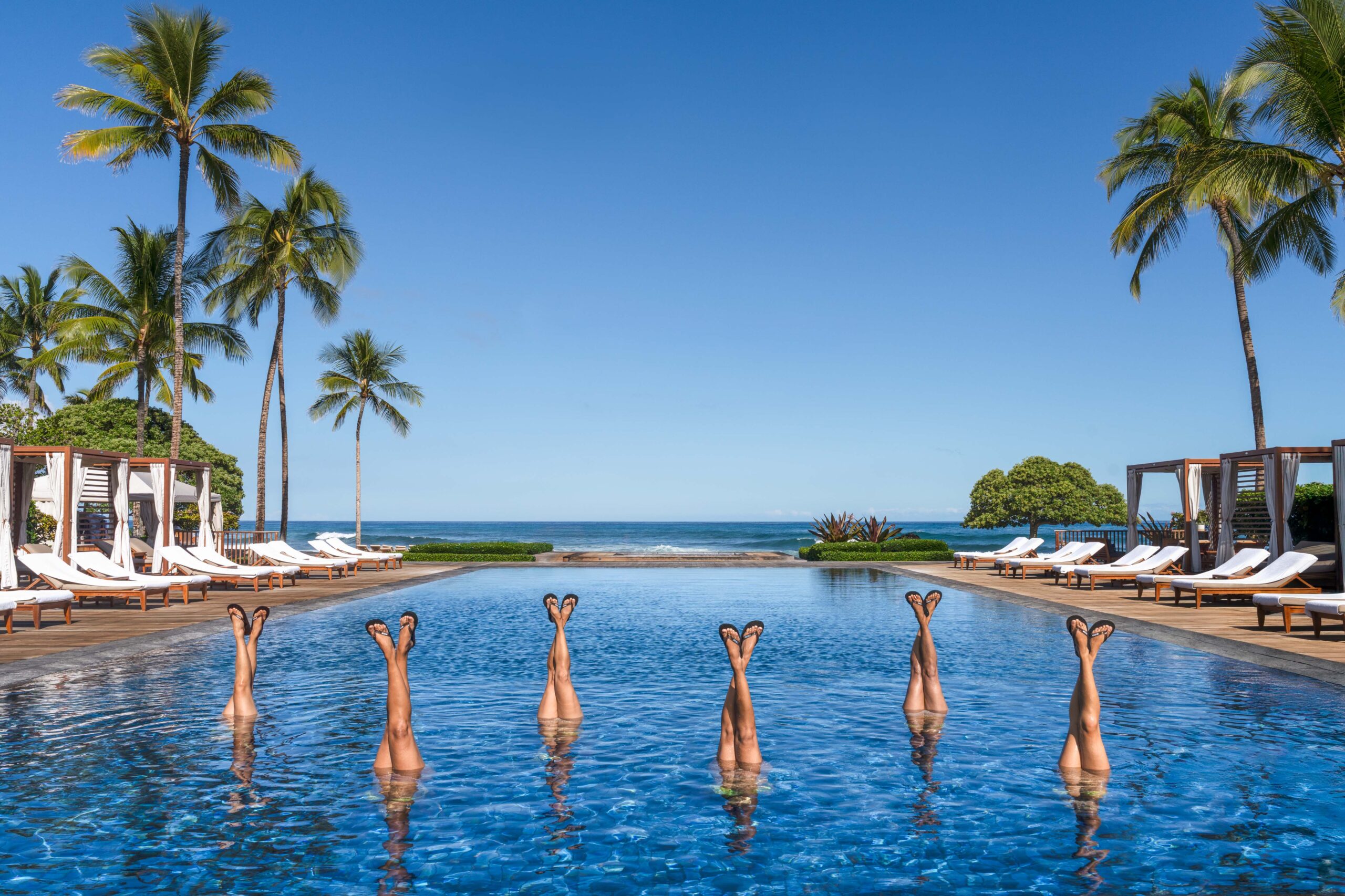 Aqualillies Underwater Models Hawaii Photoshoot Gray Malin